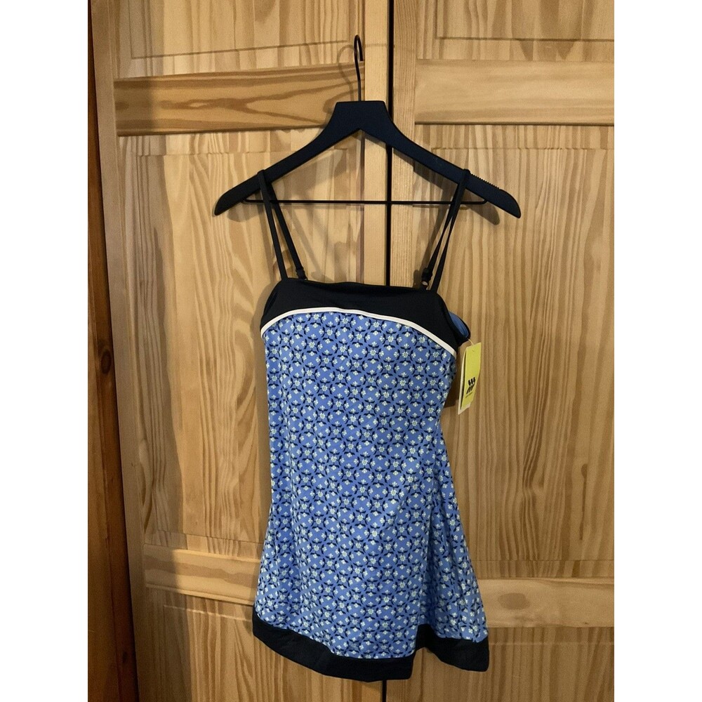 All In Motion Active Dress XS Blue Floral Built In Shorts Athletic. WL408